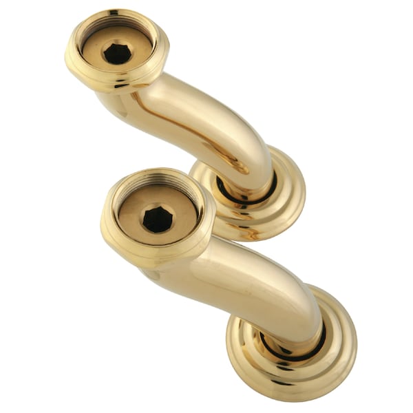 Deck Mount, Tub Filler, Polished Brass